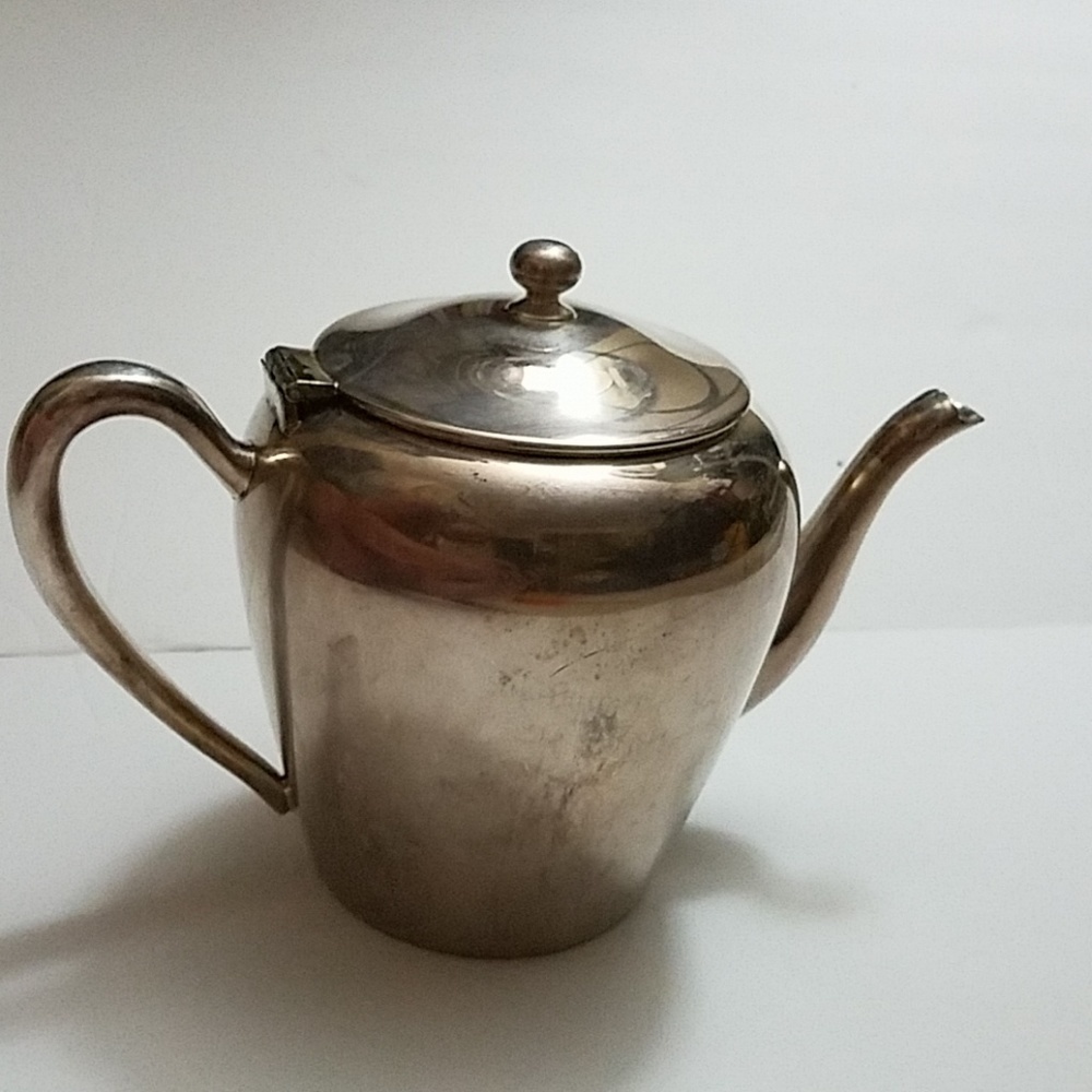 Academy Silver on Copper Teapot